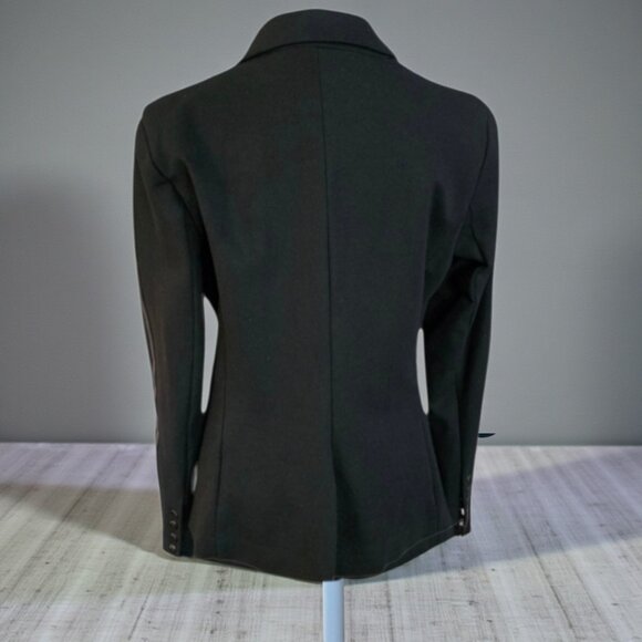 NWOT EVEREVE (MED) Jones St. Varsity Stripe Black Blazer - Picture 5 of 12